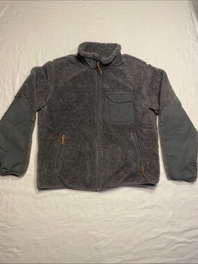 Men's Best Made Co. Gray Sherpa Performance Zip Jacket Made in Canada